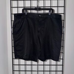 adidas Men's Classic Black Flat Front Shorts